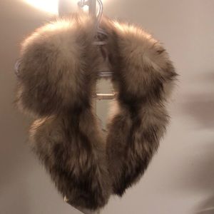 Real fur stole